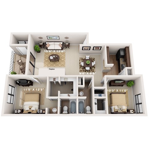 3111 Parker Lane 1-2 Beds Apartment for Rent - Photo Gallery 17